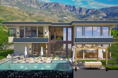3+1 Villa  i Kargicak, Alanya, Antalya, Tyrkiet Nr. 193537 - 22