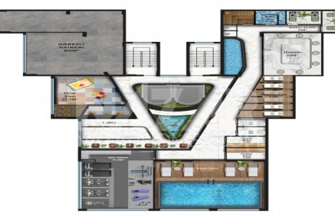 2+1 Lägenhet i Mahmutlar, Antalya, Turkiet Nr. 116718 - 30