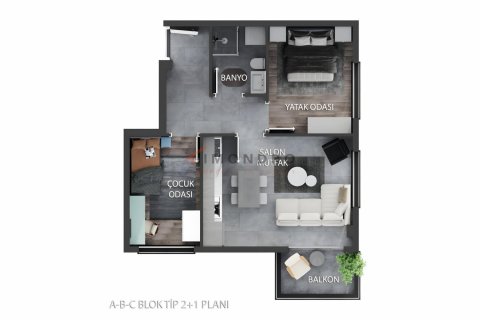 Apartment for sale in Manavgat, Antalya, Turkey, 1 bedroom, 60m2, No. 193783 – photo 5