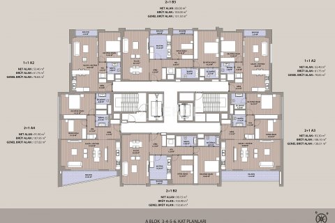 آپارتمان در Istanbul ، ترکیه 4 خوابه ، 275 متر مربع. شماره 210474 - 14