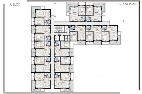 1+1 Lägenhet i Oba, Antalya, Turkiet Nr. 64347 - 29