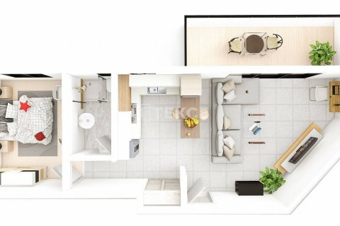 3+1 Takvåning i Iskele, Nr. 50166 - 24
