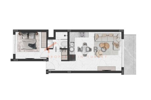 1+1 Wohnung in Tatlisu, Famagusta, Nr. 151598 - 25