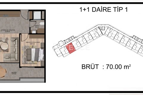 Daire 1+1 Erdemli, Mersin, Türkiye №147293 - 27
