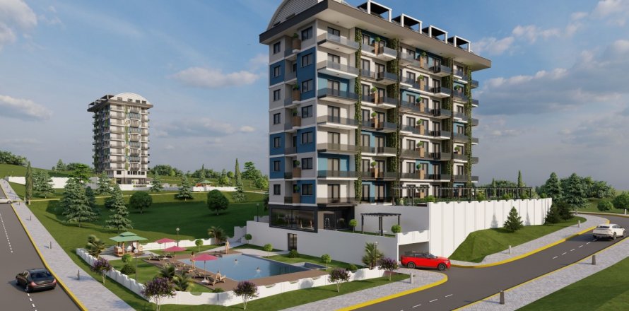 2+1 Leilighet  i Alanya, Antalya, Tyrkia Nr. 117352