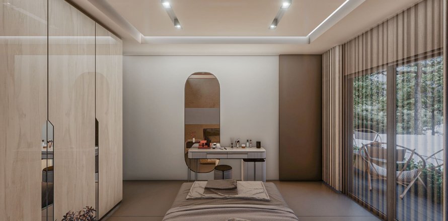 Квартира в Akropolis Residence 3+1, Алтынташ, Анталья, Турция №112000