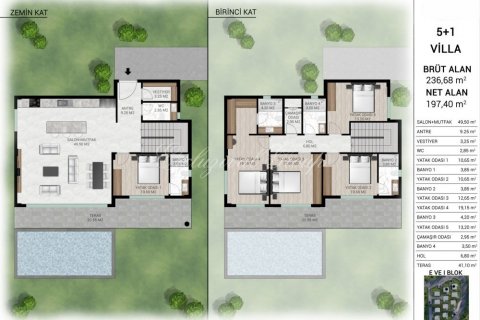 Villa 4+1 Bodrum, Muğla, Türkiye №210520 - 9