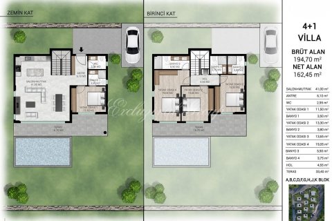Villa 4+1 Bodrum, Muğla, Türkiye №210520 - 10