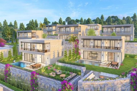 4+1 Villa in Bodrum, Mugla, Türkei Nr. 210520