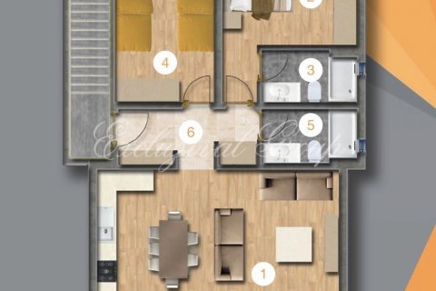 Продажа квартиры в Бодруме, Мугле, Турция 2+1, 100м2, №210524 – фото 16