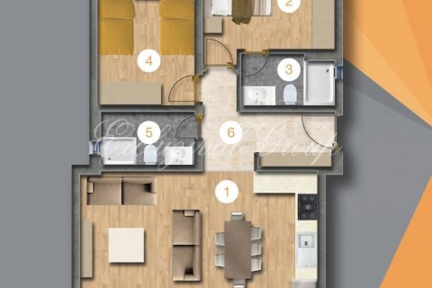 Продажа квартиры в Бодруме, Мугле, Турция 2+1, 100м2, №210524 – фото 15