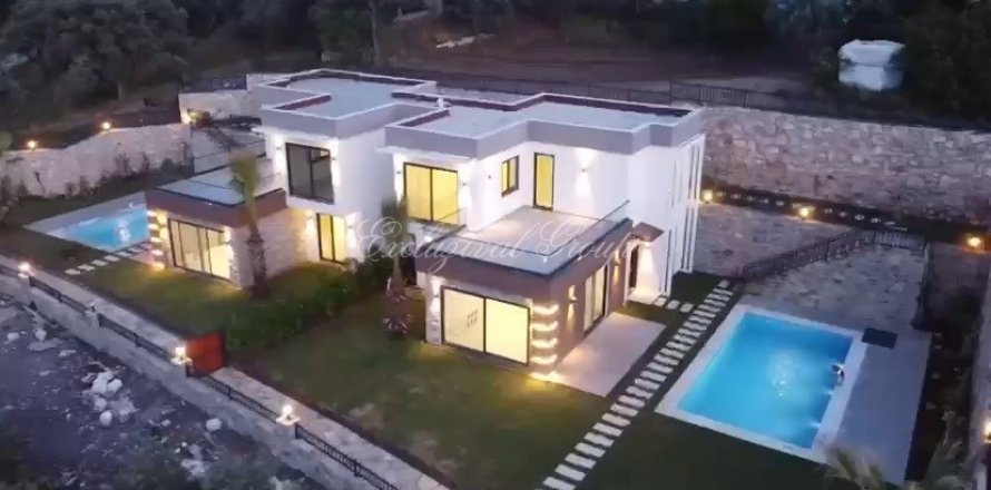 3+1 Villa  i Bodrum, Mugla, Turkiet Nr. 210521