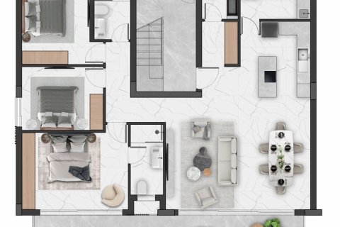 Продажа квартиры в Гирне, Северный Кипр 4 комн., 121м2, №211141 – фото 10