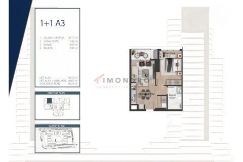 2+1 Leilighet  i Bagcilar, Istanbul, Tyrkia Nr. 152096 - 27