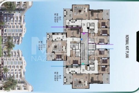 3+1 Wohnung in Alanya, Antalya, Türkei Nr. 116806 - 24