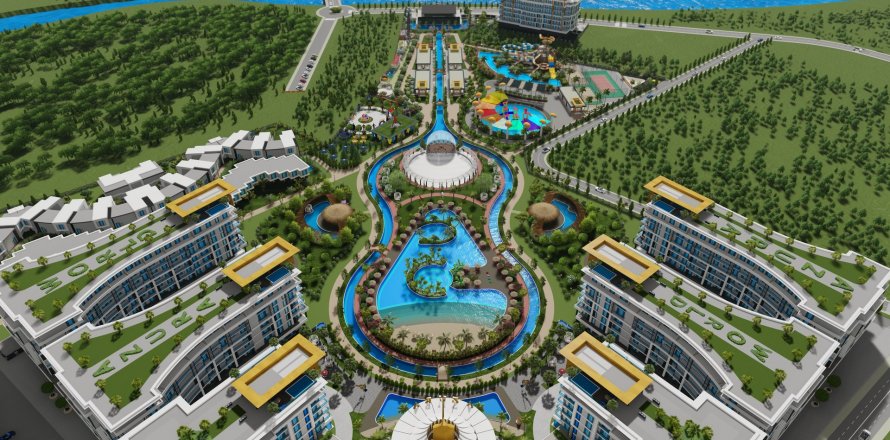 2+1 Lejlighed  i Turkler, Alanya, Antalya, Tyrkiet Nr. 115719