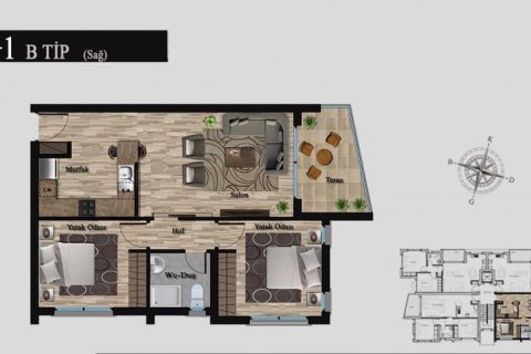 Продажа квартиры в Северном Кипре 3 комн., 79м2, №122901 – фото 15