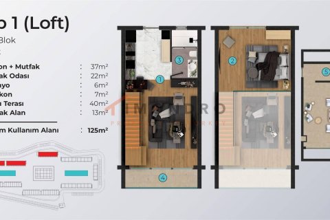 1+1 Wohnung in Nr. 151496 - 25