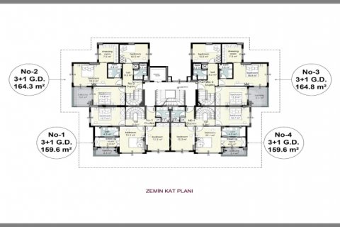2+1 Lägenhet  i Cikcilli, Antalya, Turkiet Nr. 116679 - 21