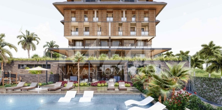 2+1 Lägenhet  i Cikcilli, Antalya, Turkiet Nr. 116679