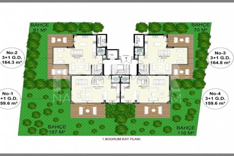 2+1 Lägenhet  i Cikcilli, Antalya, Turkiet Nr. 116679 - 20