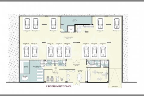 2+1 Lägenhet  i Cikcilli, Antalya, Turkiet Nr. 116679 - 19