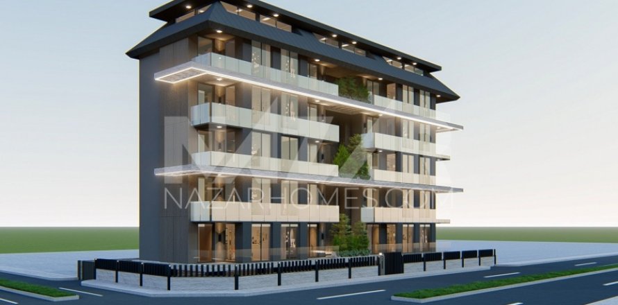3+1 Lejlighed i Oba, Antalya, Tyrkiet Nr. 116681