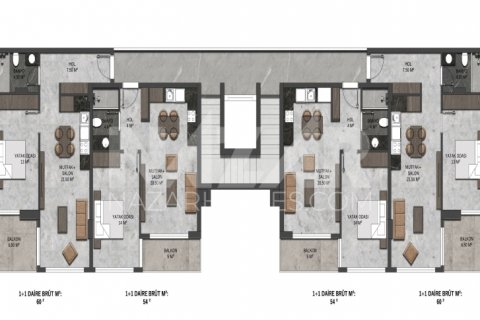 3+1 Lejlighed i Oba, Antalya, Tyrkiet Nr. 116681 - 22