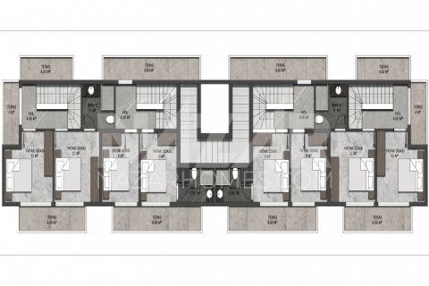 3+1 Lejlighed i Oba, Antalya, Tyrkiet Nr. 116681 - 23