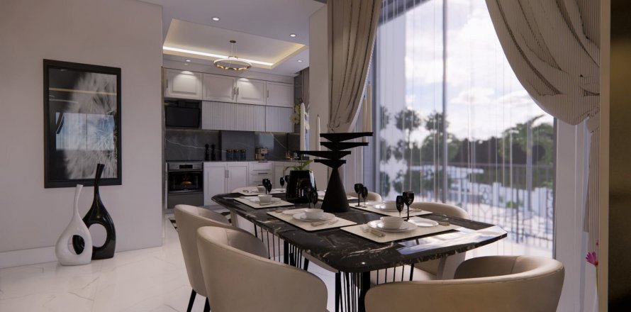 4+1 Lejlighed i Kubbe Tower Residence, Avsallar, Antalya, Tyrkiet Nr. 139959