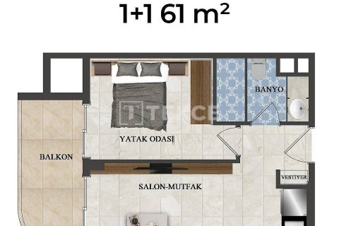 Продажа квартиры  в Аланье, Анталье, Турция 2+1, 110м2, №61487 – фото 16