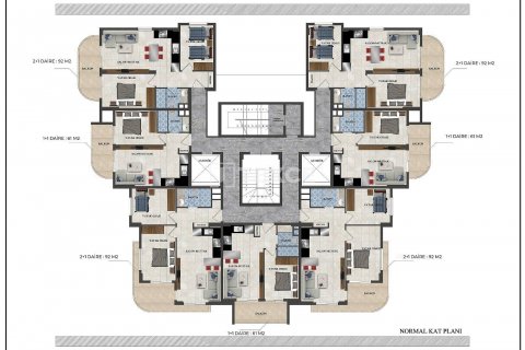 Продажа квартиры  в Аланье, Анталье, Турция 2+1, 110м2, №61487 – фото 17