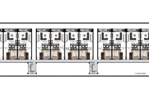 1+1 Leilighet  i Bahceli, Girne,  Nr. 151712 - 22