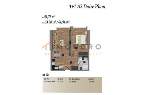2+1 Lägenhet  i Kadikoy, Istanbul, istanbul, Turkiet Nr. 152749 - 20