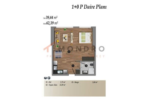 2+1 Lägenhet  i Kadikoy, Istanbul, istanbul, Turkiet Nr. 152749 - 16
