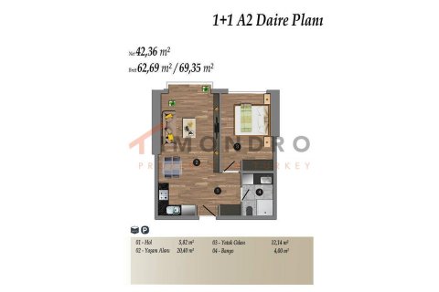 2+1 Lägenhet  i Kadikoy, Istanbul, istanbul, Turkiet Nr. 152749 - 19
