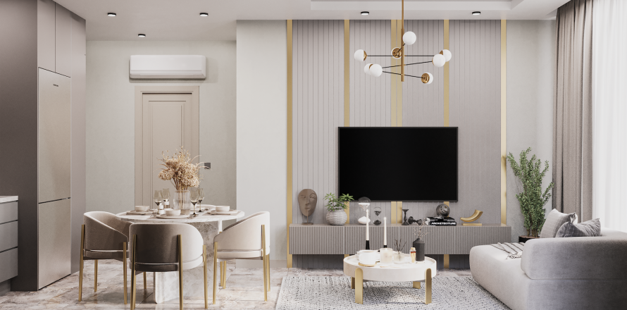 1+1 Lejlighed  i Alanya, Antalya, Tyrkiet Nr. 155121