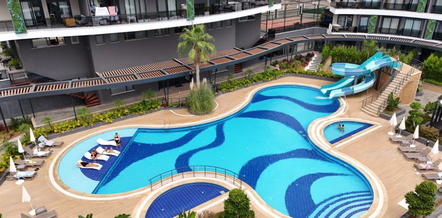 1+1 Lejlighed  i Alanya, Antalya, Tyrkiet Nr. 158405