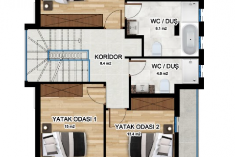 Villa for sale in Northern Cyprus, 3 bedrooms, 455m2, No. 144824 – photo 23