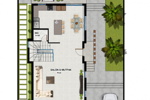Villa for sale in Northern Cyprus, 3 bedrooms, 455m2, No. 144824 – photo 25