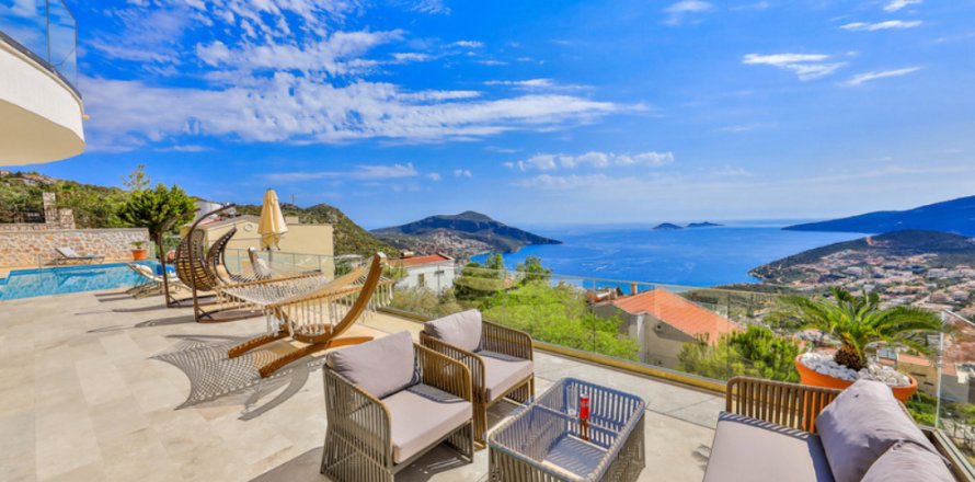 Villa  5+1  Kalkan, Antalya, Türkiye №211644