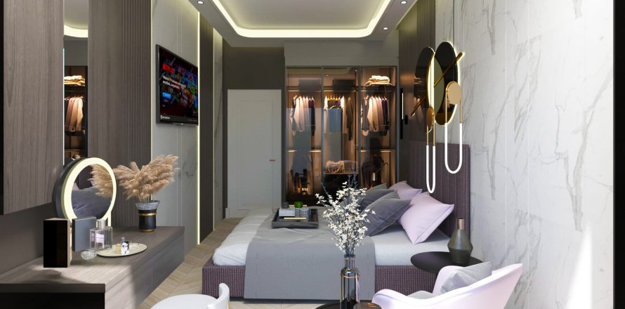 آپارتمان در Kargicak، در Novita Legacy Residence Alanya ، ترکیه 2 خوابه ، 114.5 متر مربع.  شماره 114403