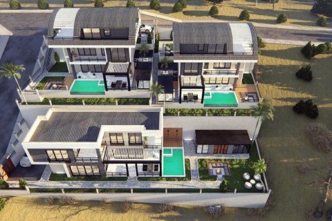 پنت هاس در Bektas،  Alanya ، ترکیه 3 خوابه ، 350 متر مربع.  شماره 117016 - 14