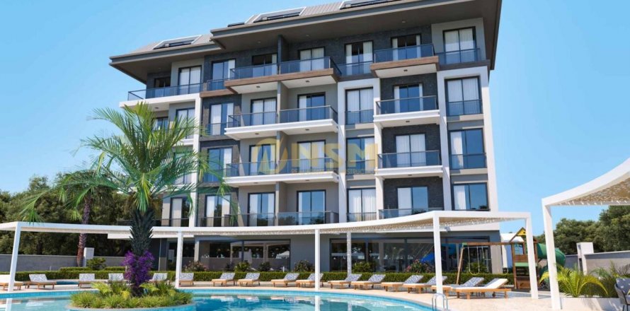 1+1 Leilighet  i Alanya, Antalya, Tyrkia Nr. 112430