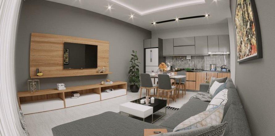 2+1 Leilighet i Plus Life Residence, Avsallar, Antalya, Tyrkia Nr. 130538