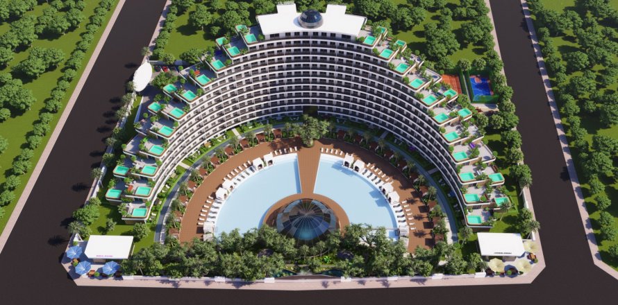 2+1 Lejlighed  i Antalya, Tyrkiet Nr. 131430