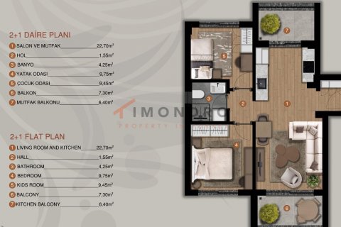 2+1 Wohnung in Aksu, Antalya, Türkei Nr. 192034 - 18