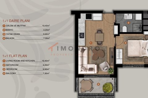 2+1 Wohnung in Aksu, Antalya, Türkei Nr. 192034 - 17