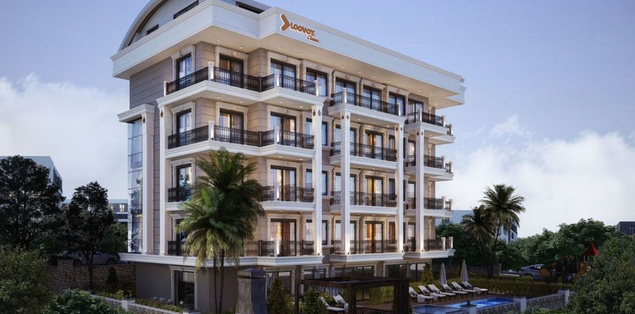 1+1 Lägenhet i Loovox Classic, Oba, Antalya, Turkiet Nr. 140554