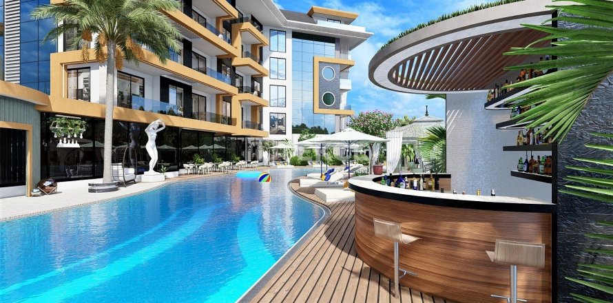 2+1 Lägenhet  i Alanya, Antalya, Turkiet Nr. 148164